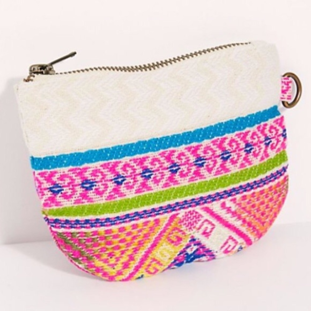 Free People Serape Canvas Coin Pouch